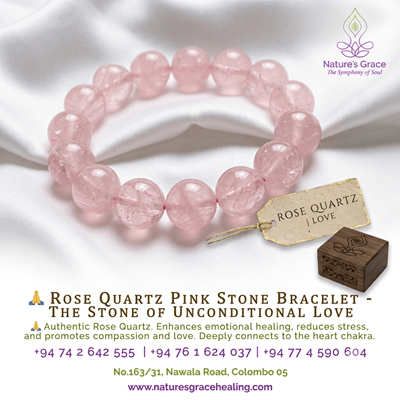Rose Quartz Pink Stone Bracelet